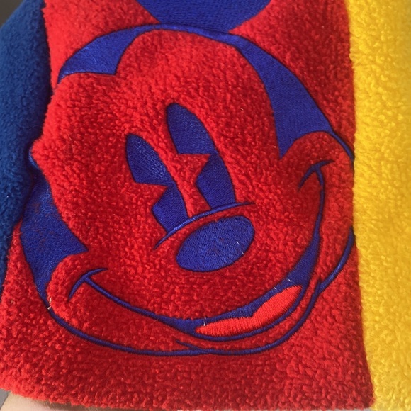 Disney Mickey & Co Mickey Mouse fleece vintage hat blue, red, and gold kids size - Picture 12 of 12